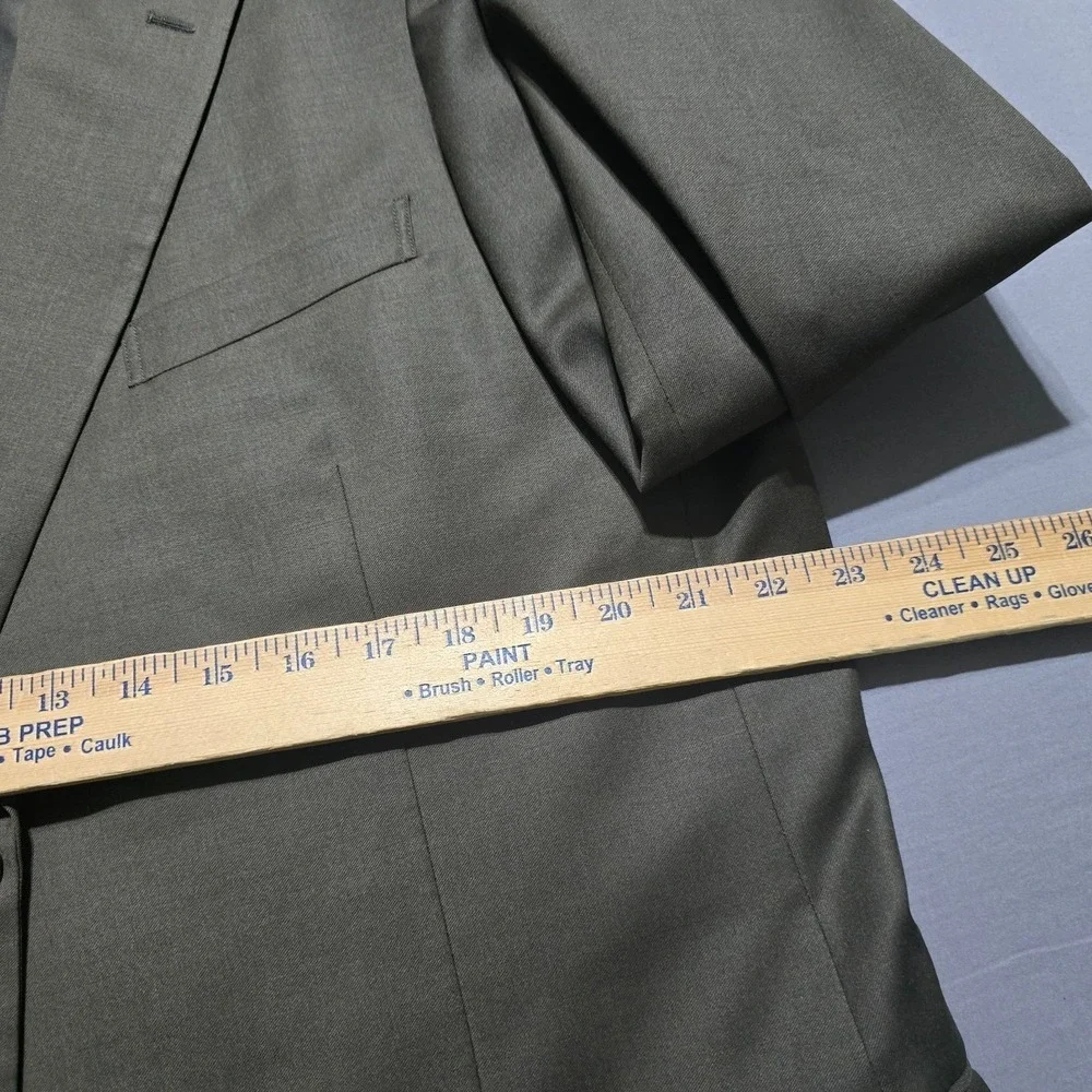 John W Nordstrom Blazer Mens 46XL Olive Green 2 Button Sport Coat Professional
